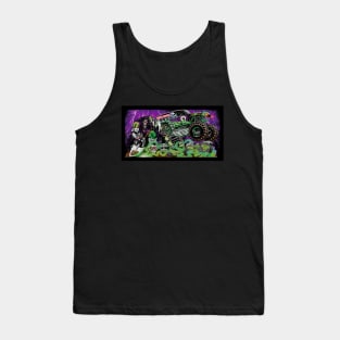 The Green Skull of Death Tank Top